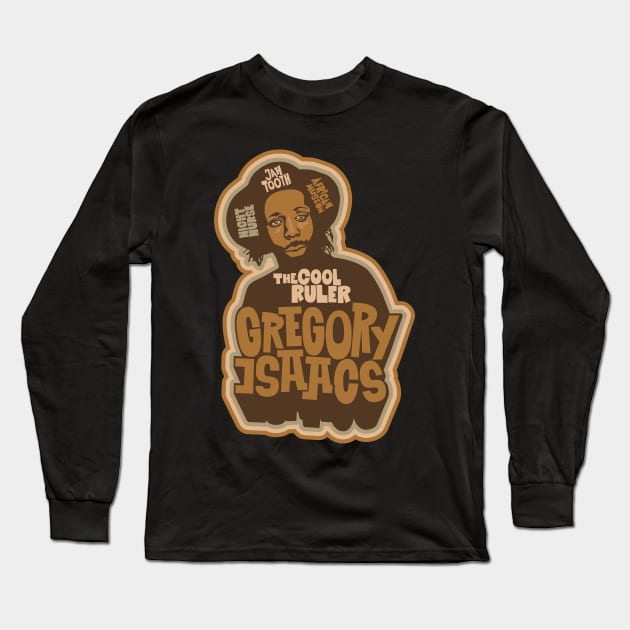 Soulful Melodies: A Reggae Tribute to Gregory Isaacs Long Sleeve T-Shirt by Boogosh